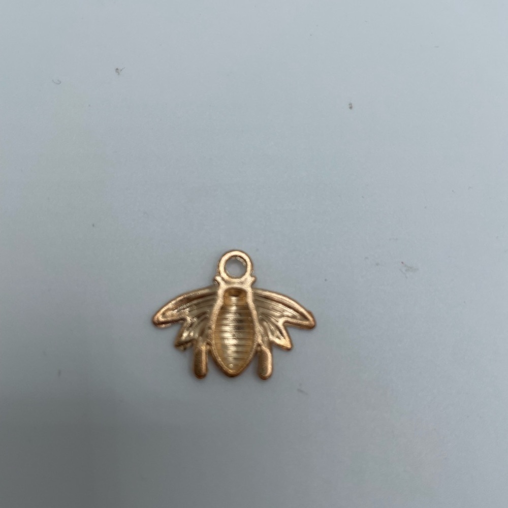 Gold Mini Bumble Bee Charm NWOT - Picture 3 of 4